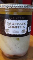 saucisses confites