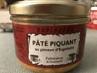 Pâté piquant au piment d espelette