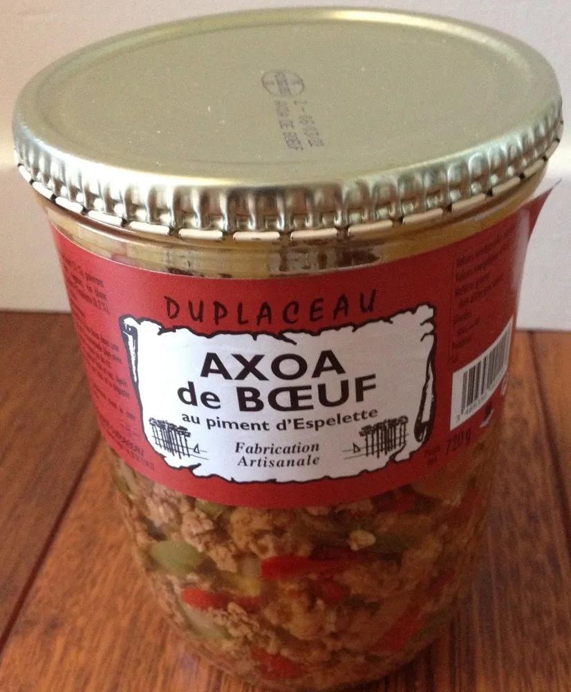 Axoa de boeuf au piment d'Espelette