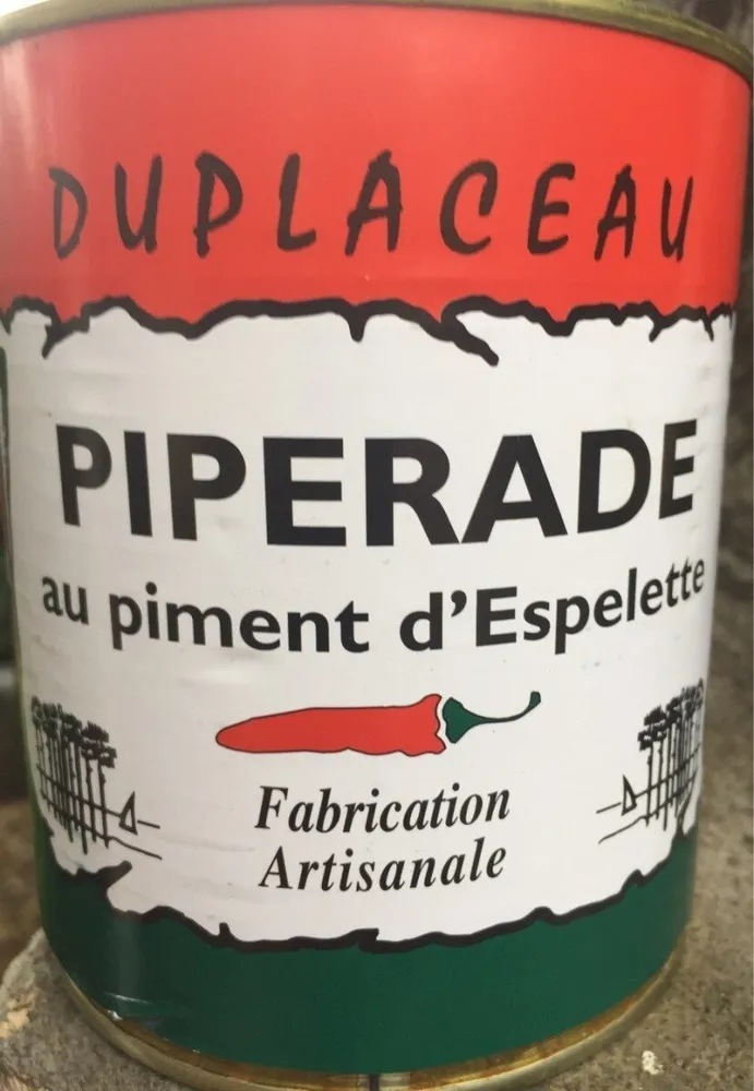 Piperade au piment d'espelette