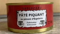 Pâté piquant au piment d'Espelette