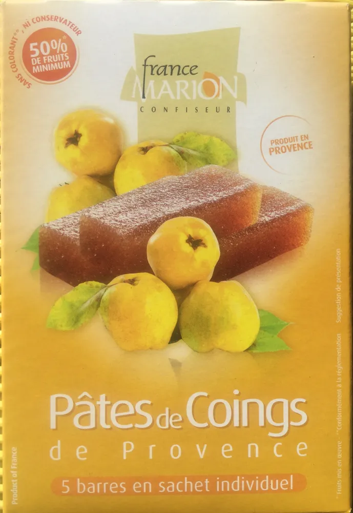 Pâtes de Coings