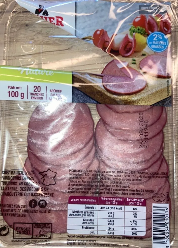 Filet mignon fumé