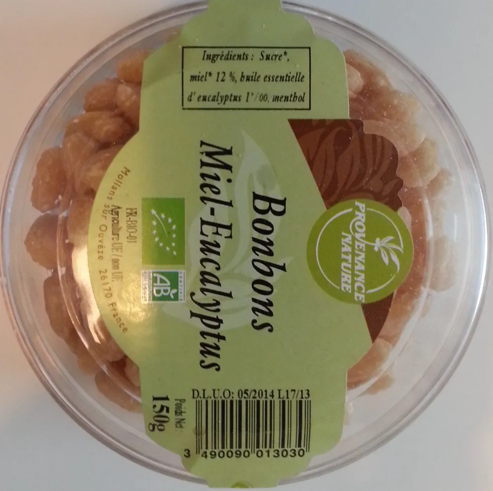 Bonbons Miel-Eucalyptus