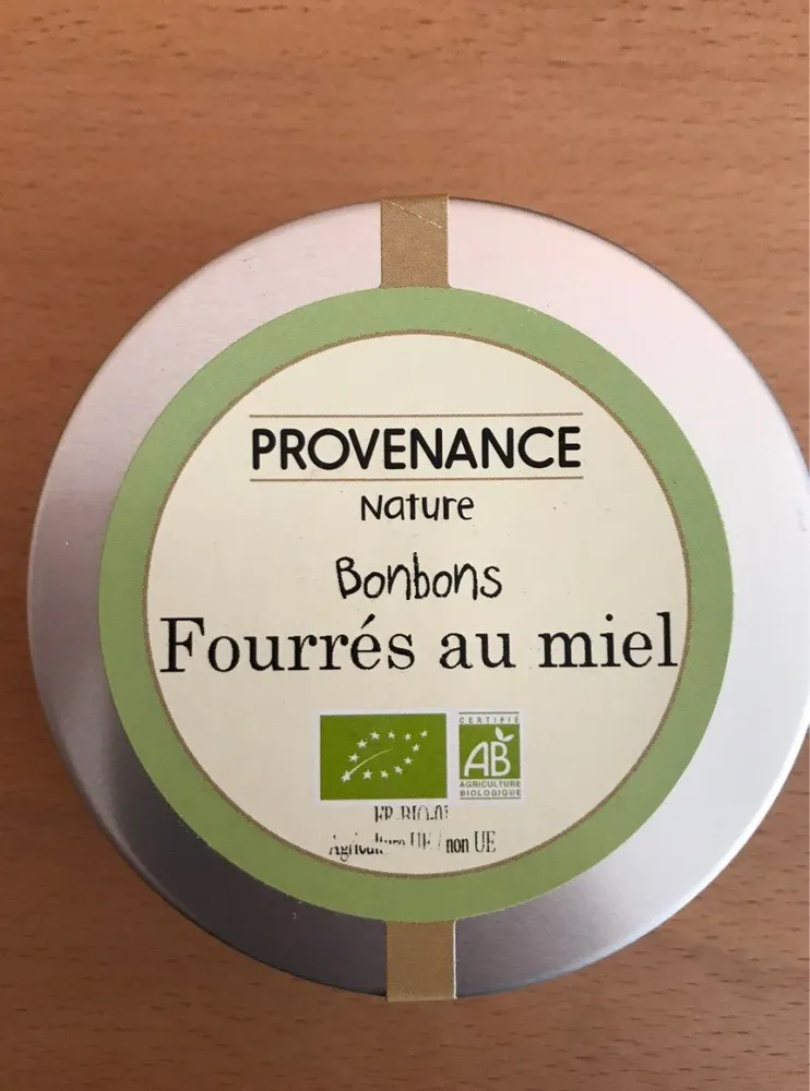 Bonbons fourrés au miel