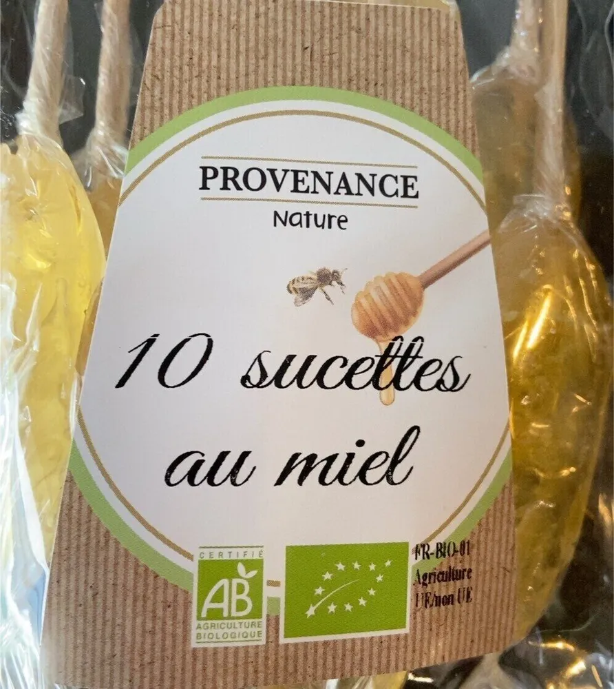 Sucettes au miel