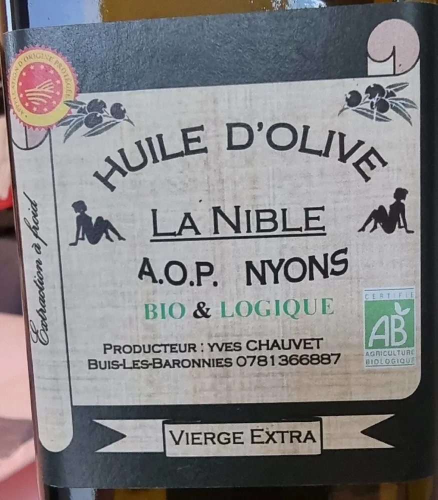 Huile d'olive LA NIBLE AOP Nyons