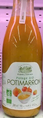 Potage bio Potimarron