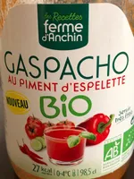 Gaspacho au piment d'espelette bio