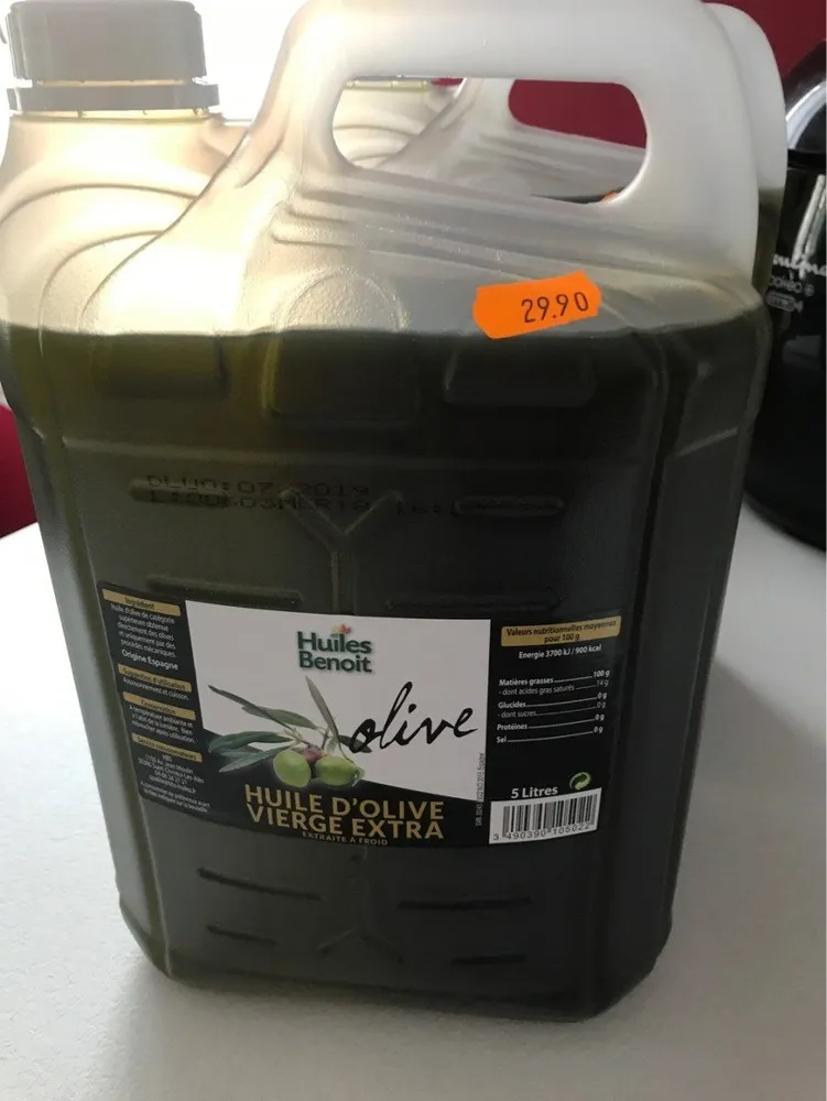 Huile d'olive vierge extra extraite à froid