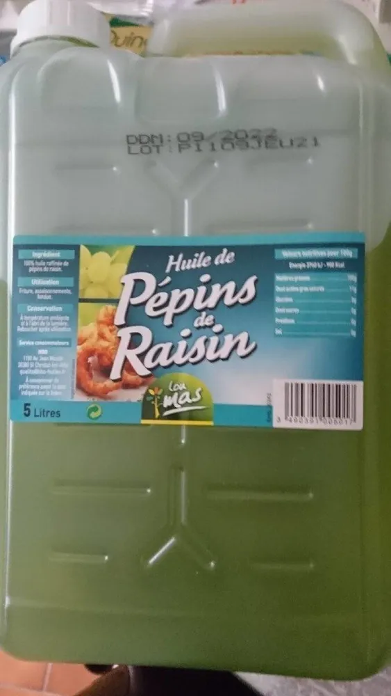 Huile de pépins de raisin