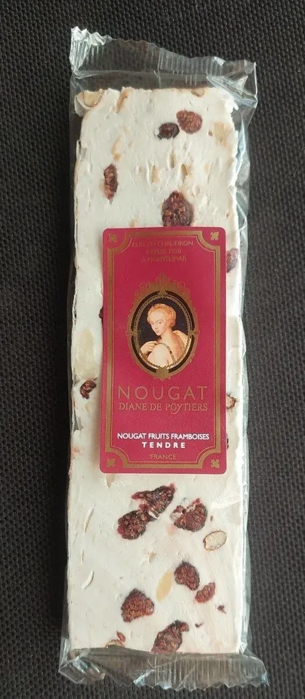 nougat fruits framboise tendre