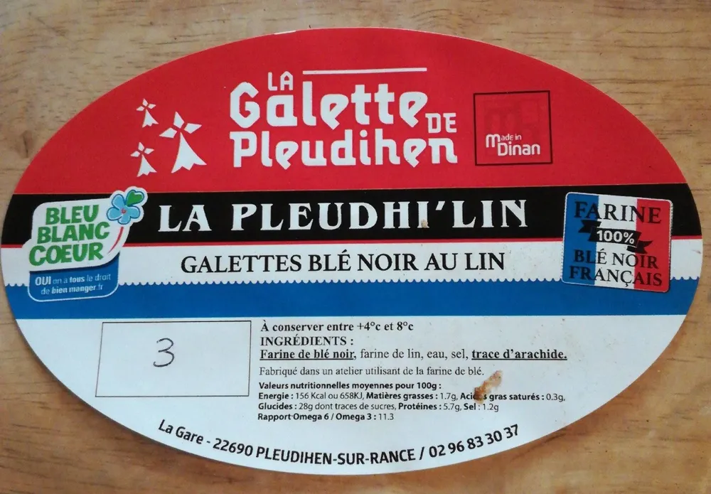 Galettes blé noir au lin