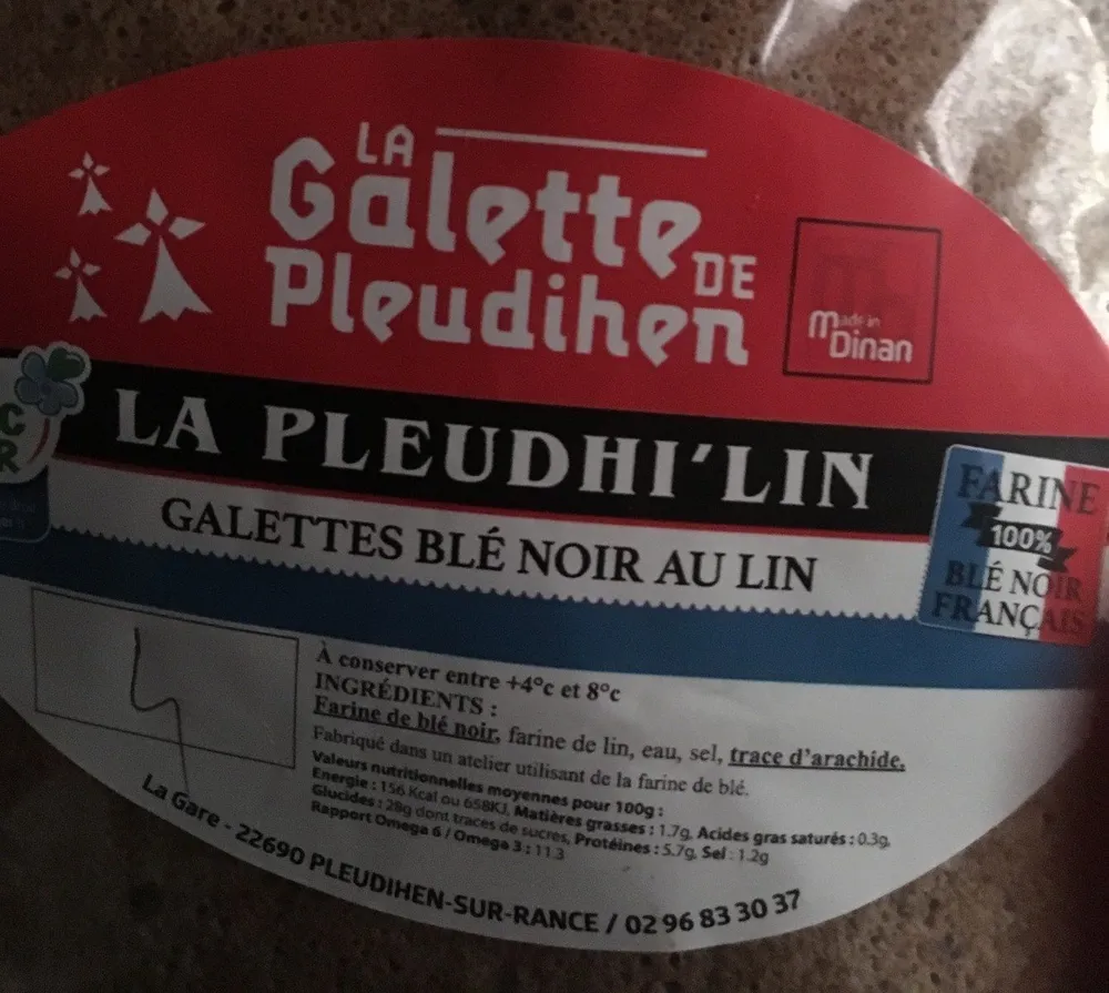 Galette ble noir au lin de pleudihen