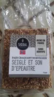 Pain Craquant Norvégien Seigle et Son d'Épeautre