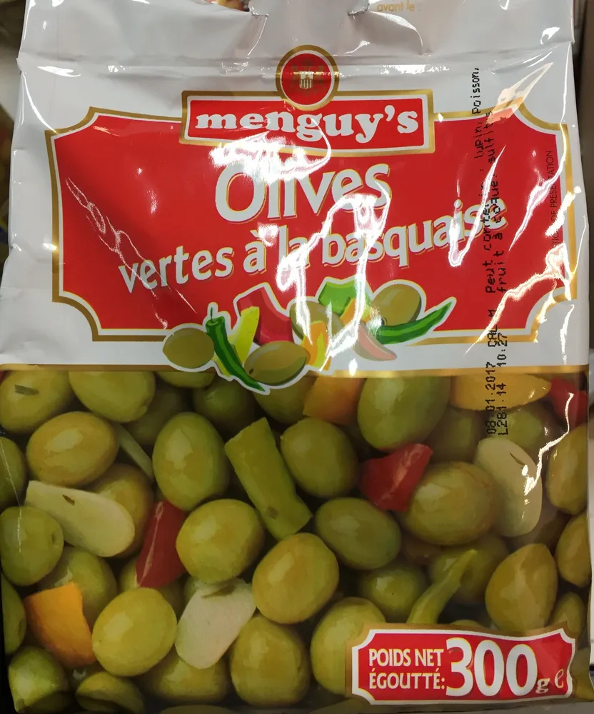 Olives vertes à la basquaise
