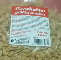 cacahuètes  grillées et salées
