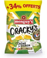 Menguy's Cracky's Soufflé de maïs crème oignon 180g +34%