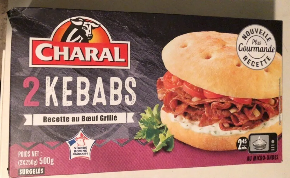 Kebabs charal au boeuf