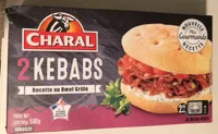Kebabs charal au boeuf