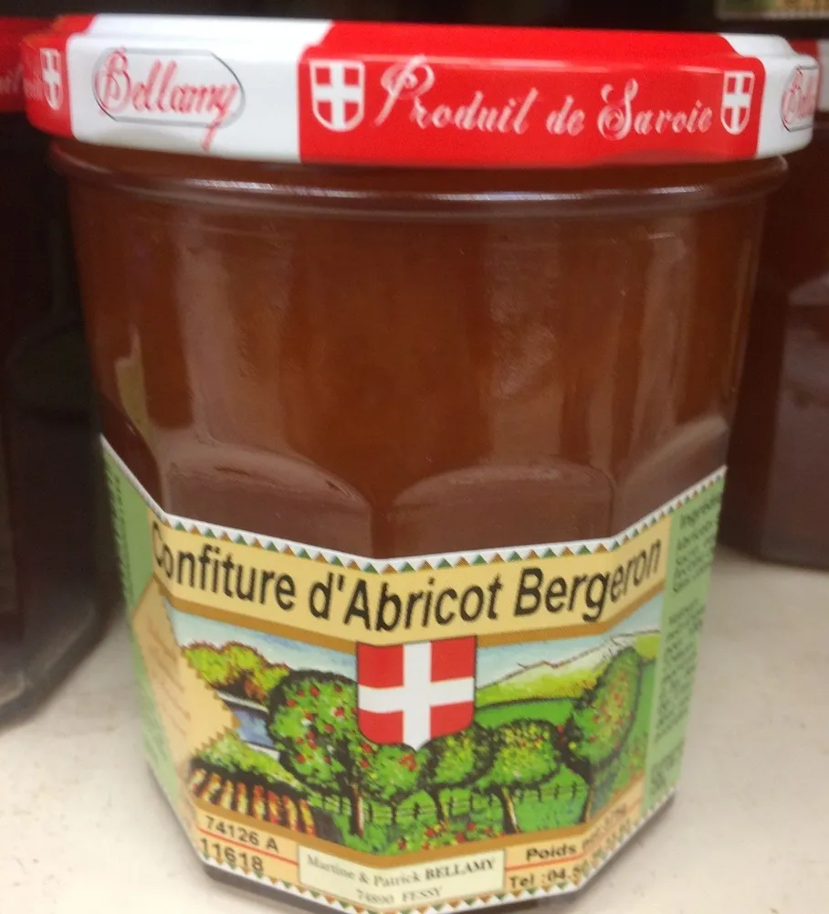 Confiture d'abricot bergeron