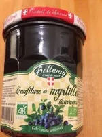Confiture myrtilles sauvages