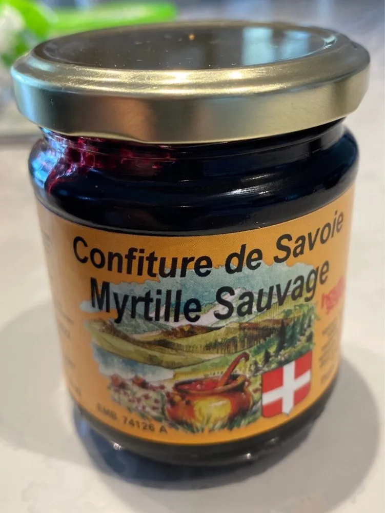 Confiture de Savoie Myrtille Sauvage