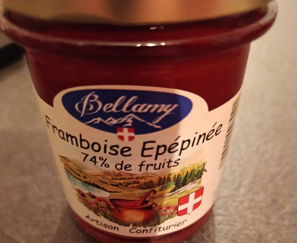 Confiture framboise épépinée