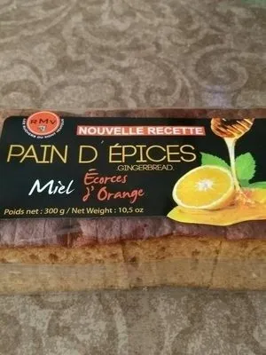 Pain d'épices miel écorces d orange
