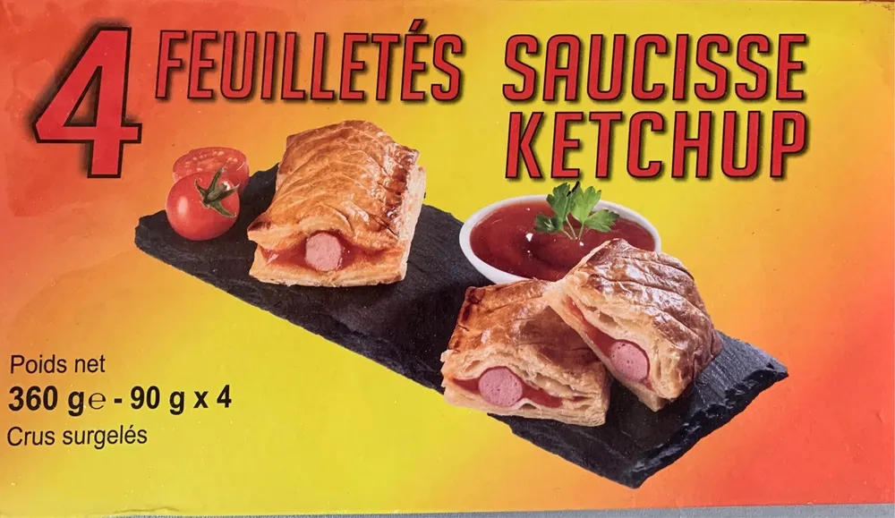 Feuilletés saucisse ketchup