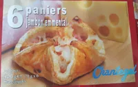 6 paniers jambon emmental