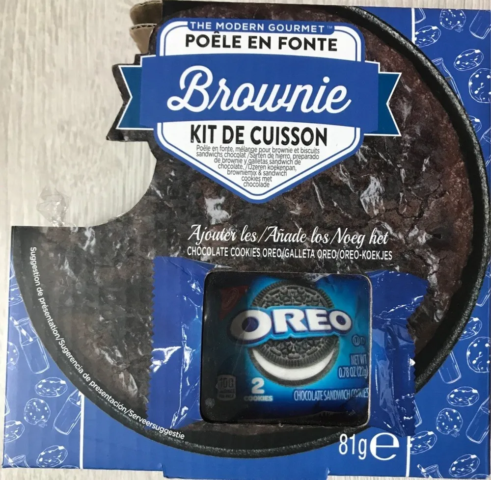 Brownie : kit de cuisson (poêle en fonte)