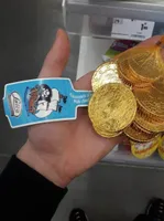 Pièce de monnaie en chocolat