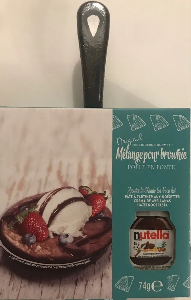 Mélange pour Brownie - poele en fonte