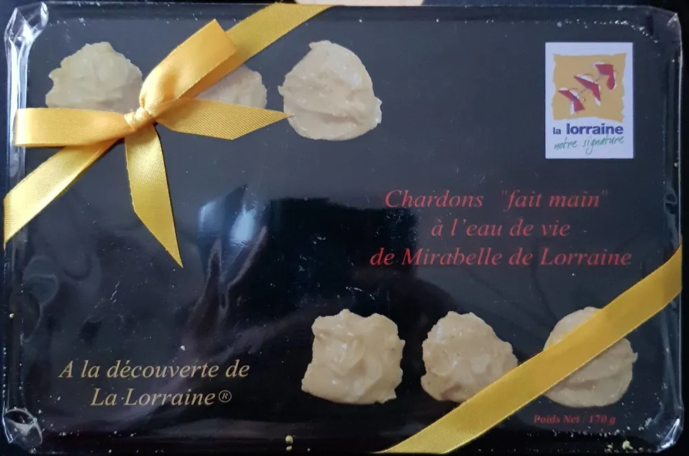Charbons à l'eau de vie de mirabelle lorraine