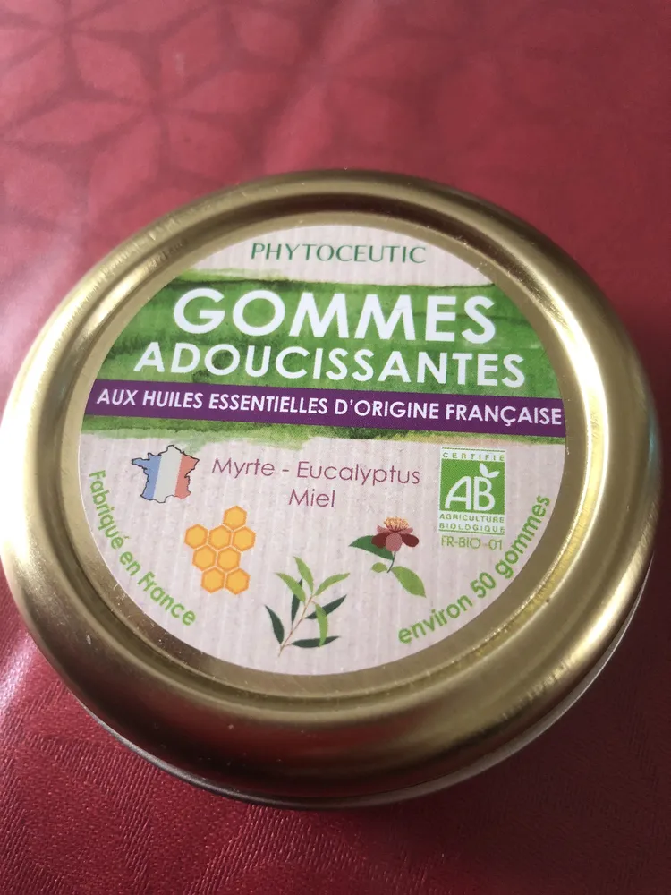 Gommes adoucissantes