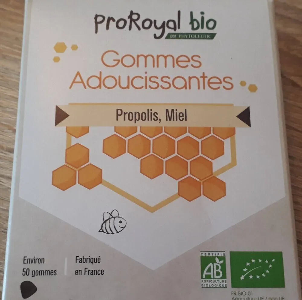 Gommes adoucissantes