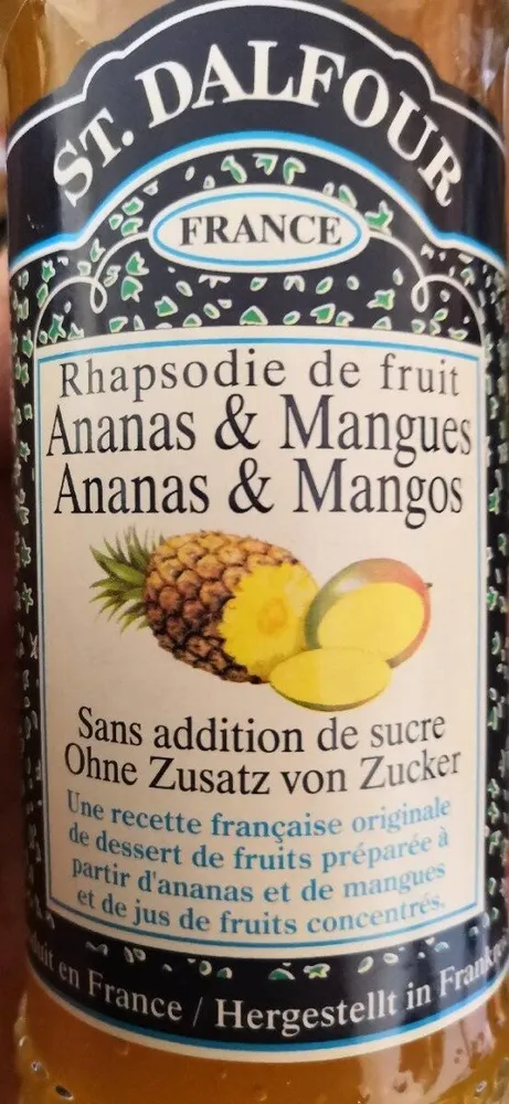 Rhapsodie de fruit - Ananas et Mangues