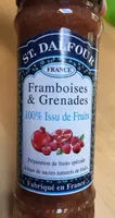 Confiture de framboises et grenades