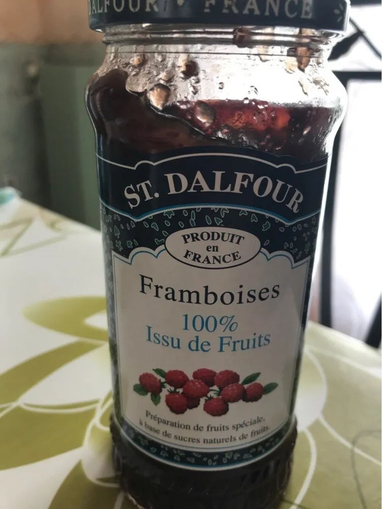 Préparation de fruits Framboises - 100% issu de fruits