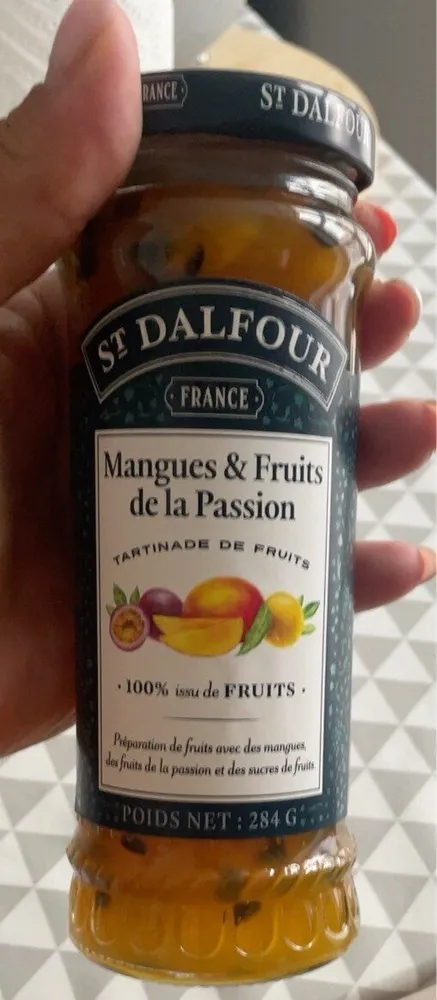 Confiture mangues et fruits de la passion