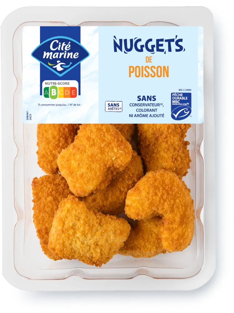 Nuggets de poisson MSC panés - 200g - Frais