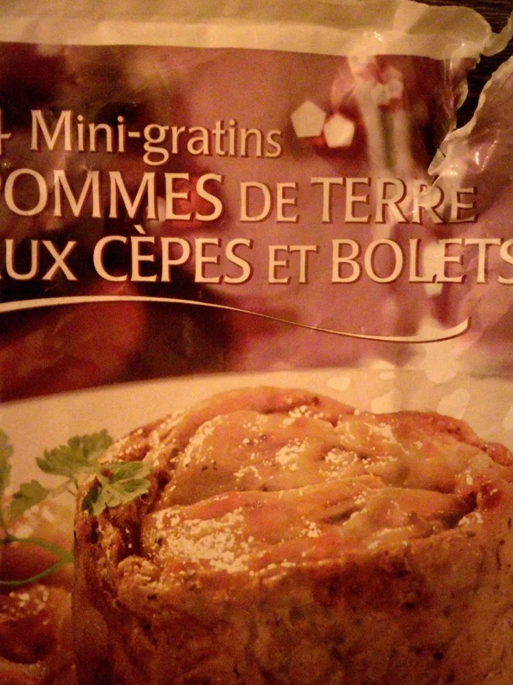 Mini Gratin Pdt aux Cèpes et Bolets