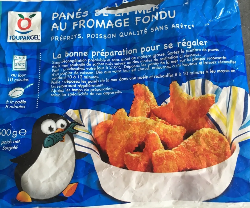 Panés de la Mer au Fromage Fondu