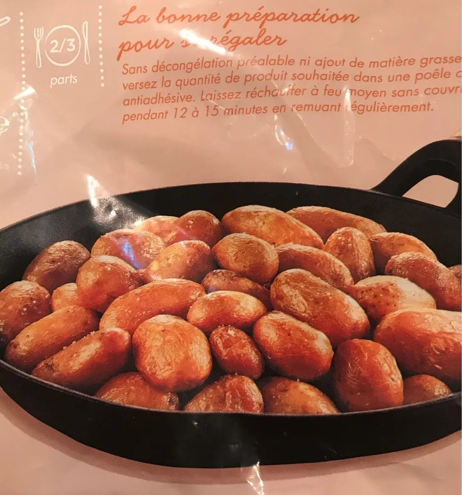Poêlée de pommes de terre grenaille