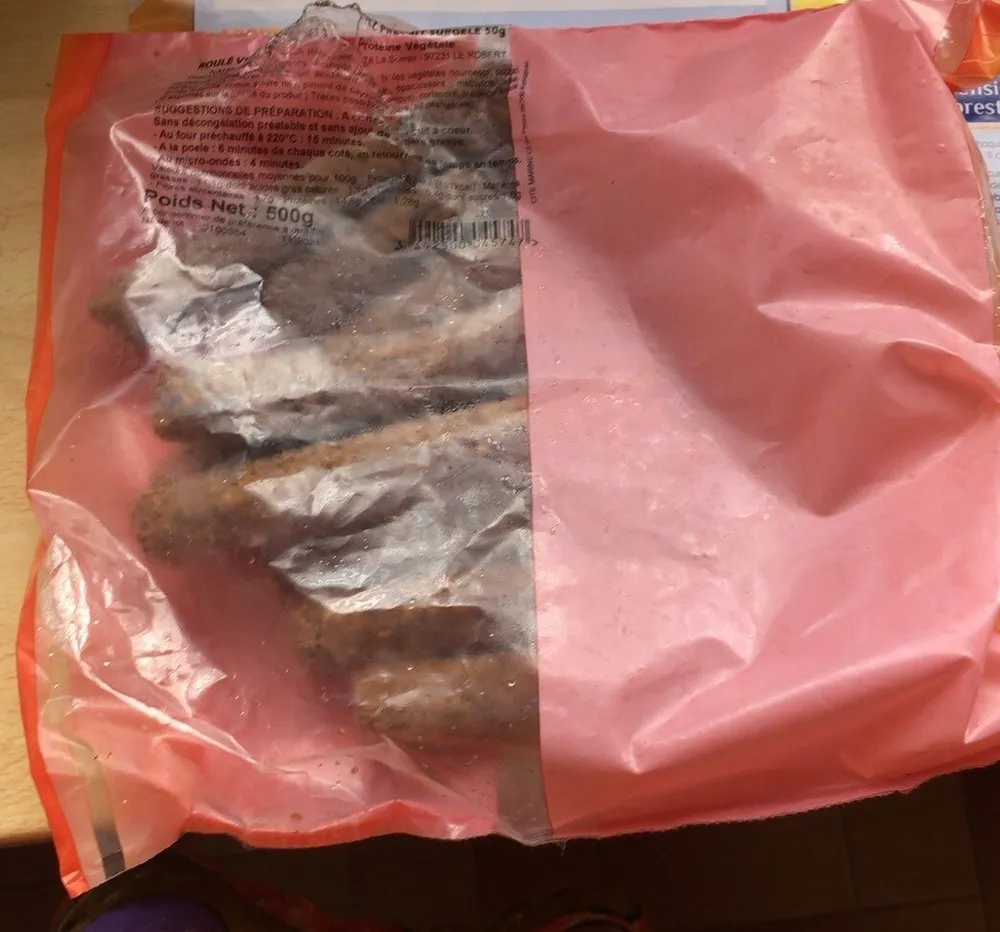 Roulé végétarien goûter merguez précuirt
