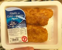 Filets de Colin d'Alaska Panés