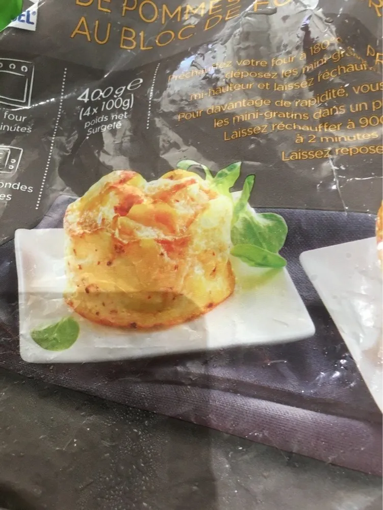 Mini gratin pommes de terre foie gras