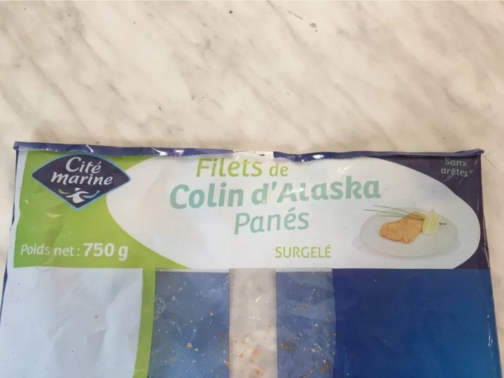 Filets de colin d alaska panes