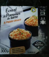 Écrasé de pommes de terre & patate douce